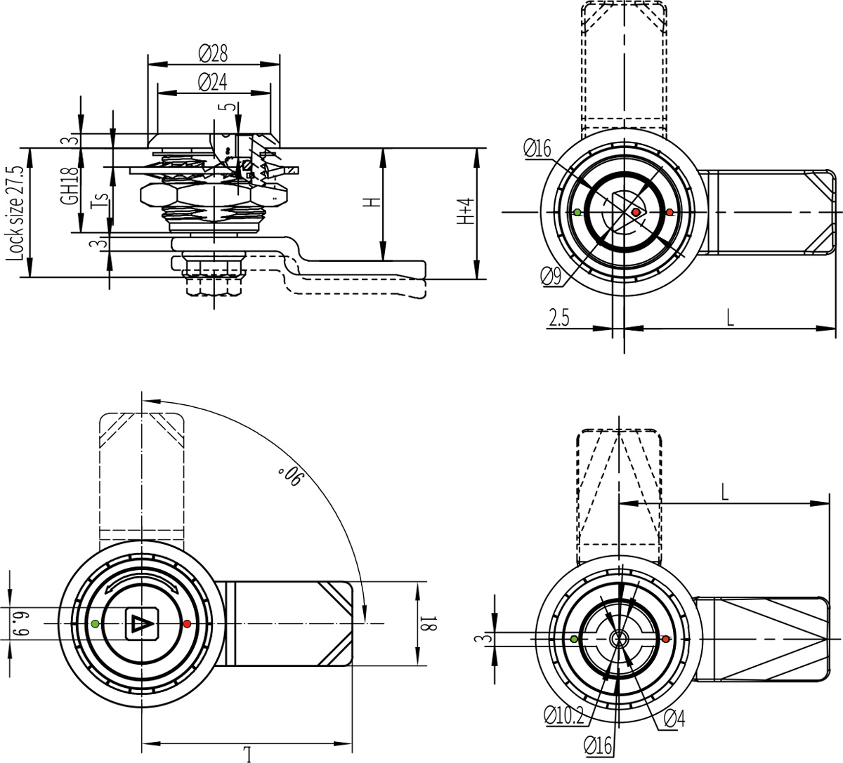 Compression-Latches-C2-1513(C2-1514)(C2-1515)