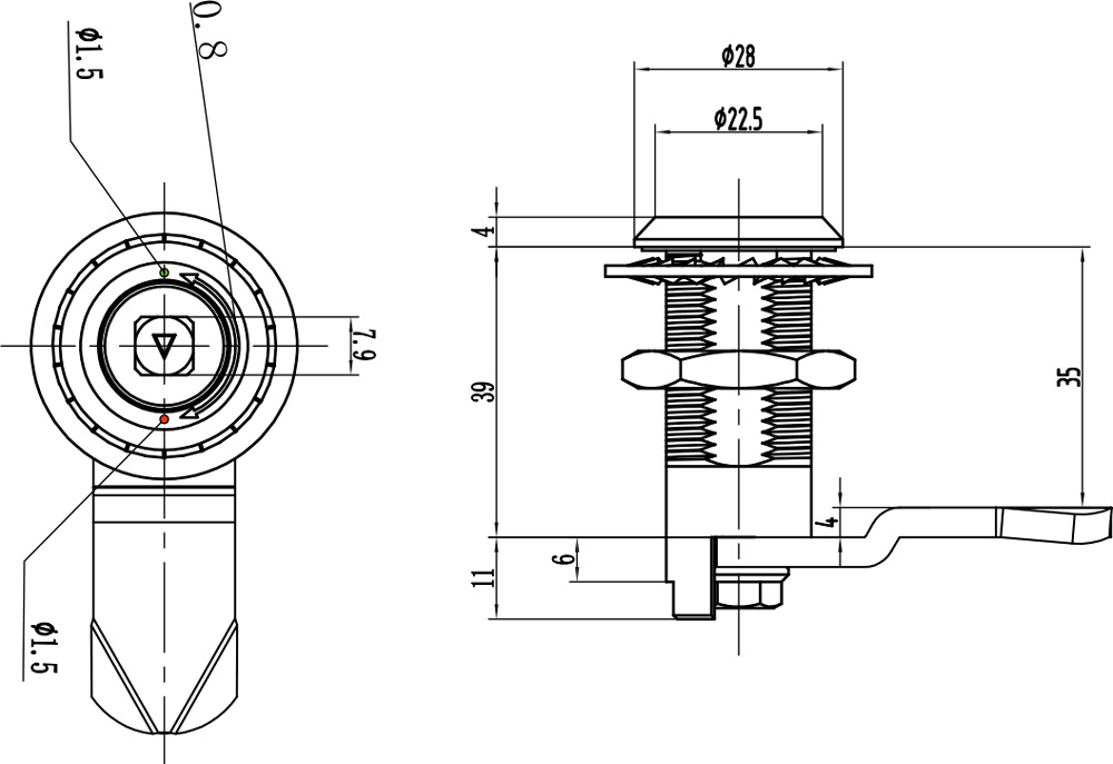 Compression Latches C2-1523(MS816-4B)