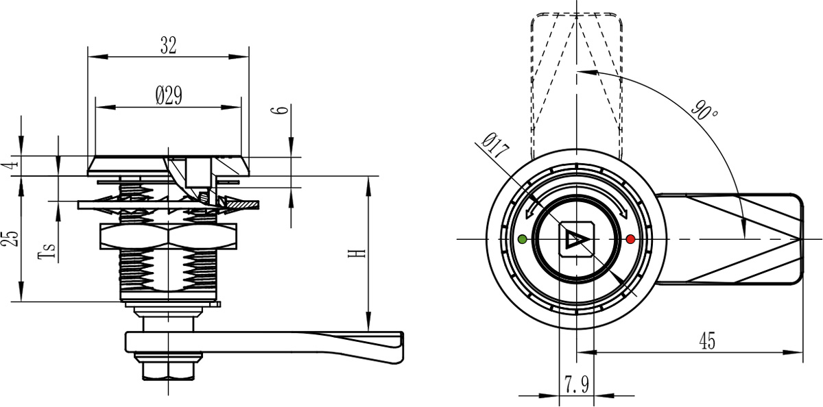 Compression Latches C2-1555