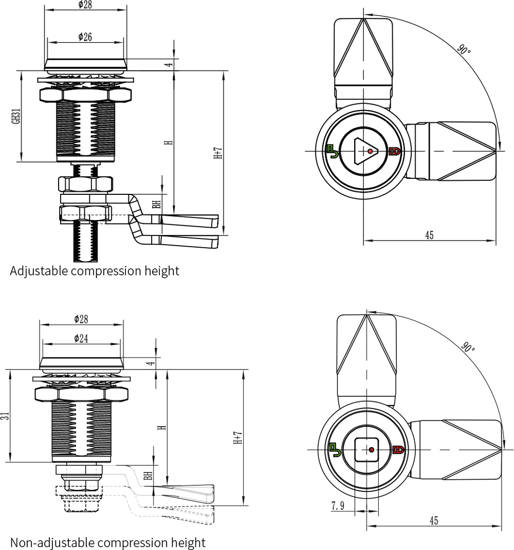 Compression Latches C3-1617