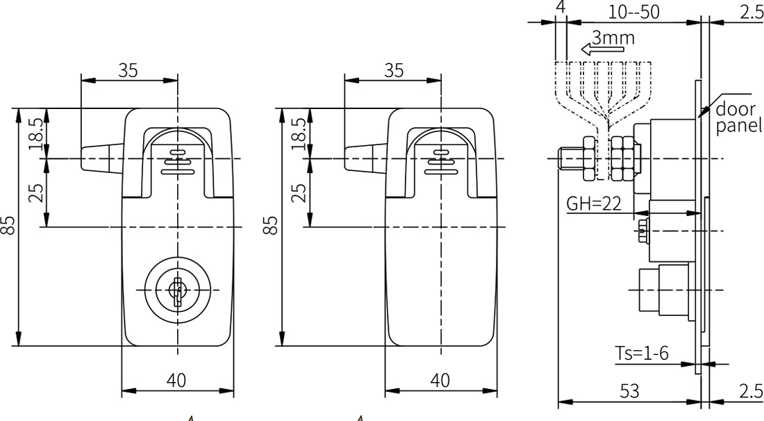 Compression Latches MS726-1