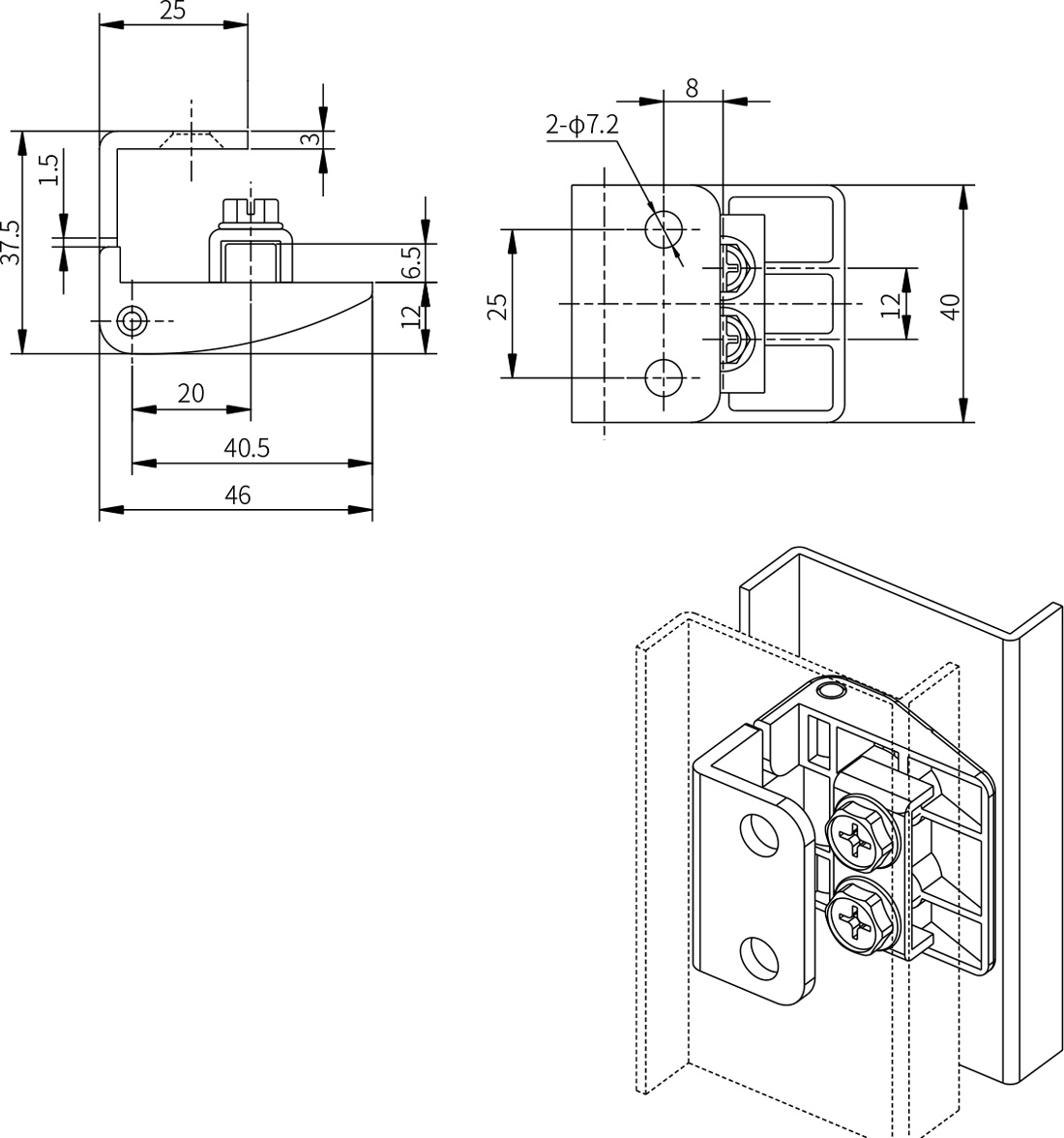 Concealed Hinges CL202-2