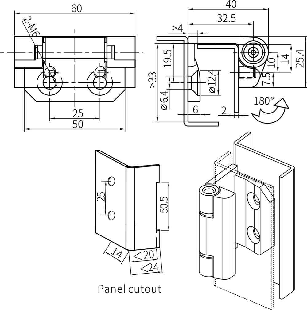Concealed Hinges CL213-3