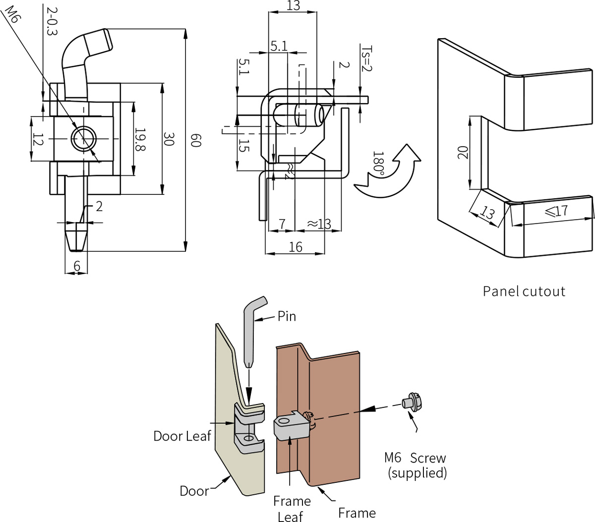 Concealed Hinges CL230-1
