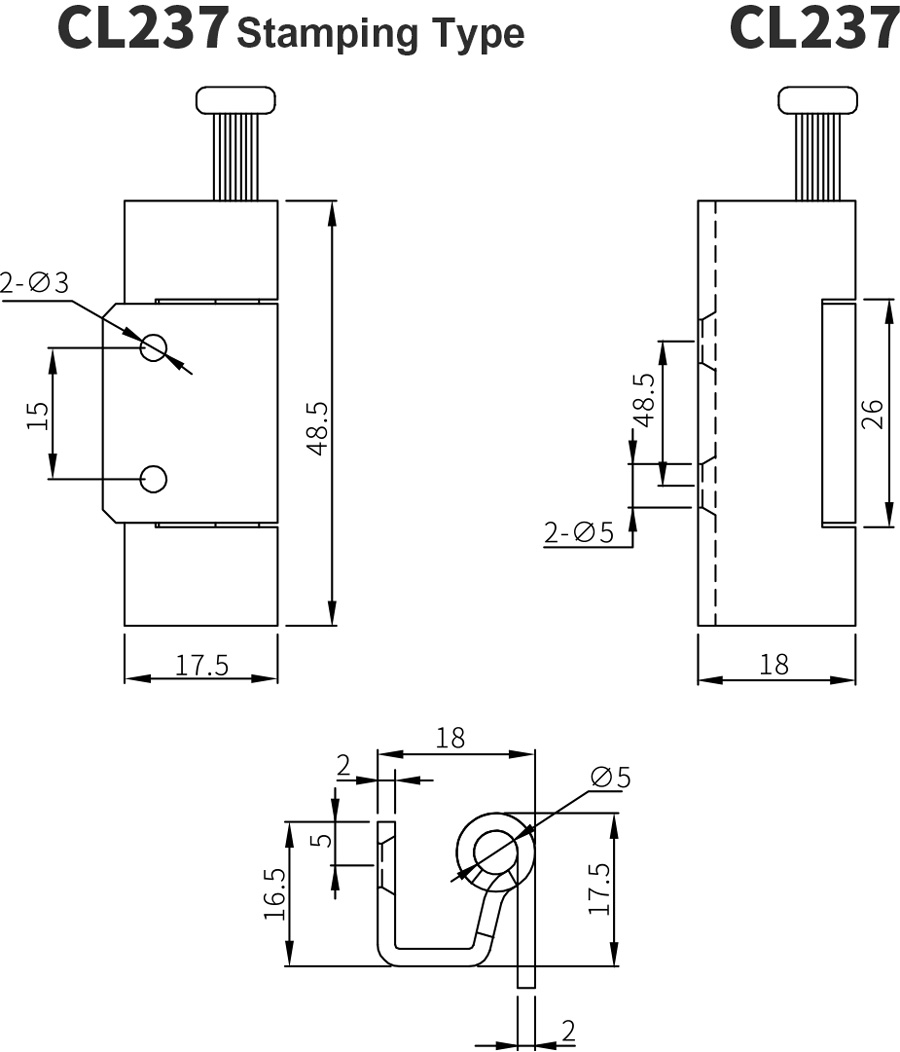 Concealed Hinges CL237