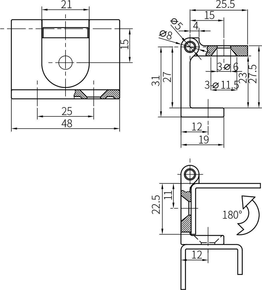 Concealed Hinges CL247