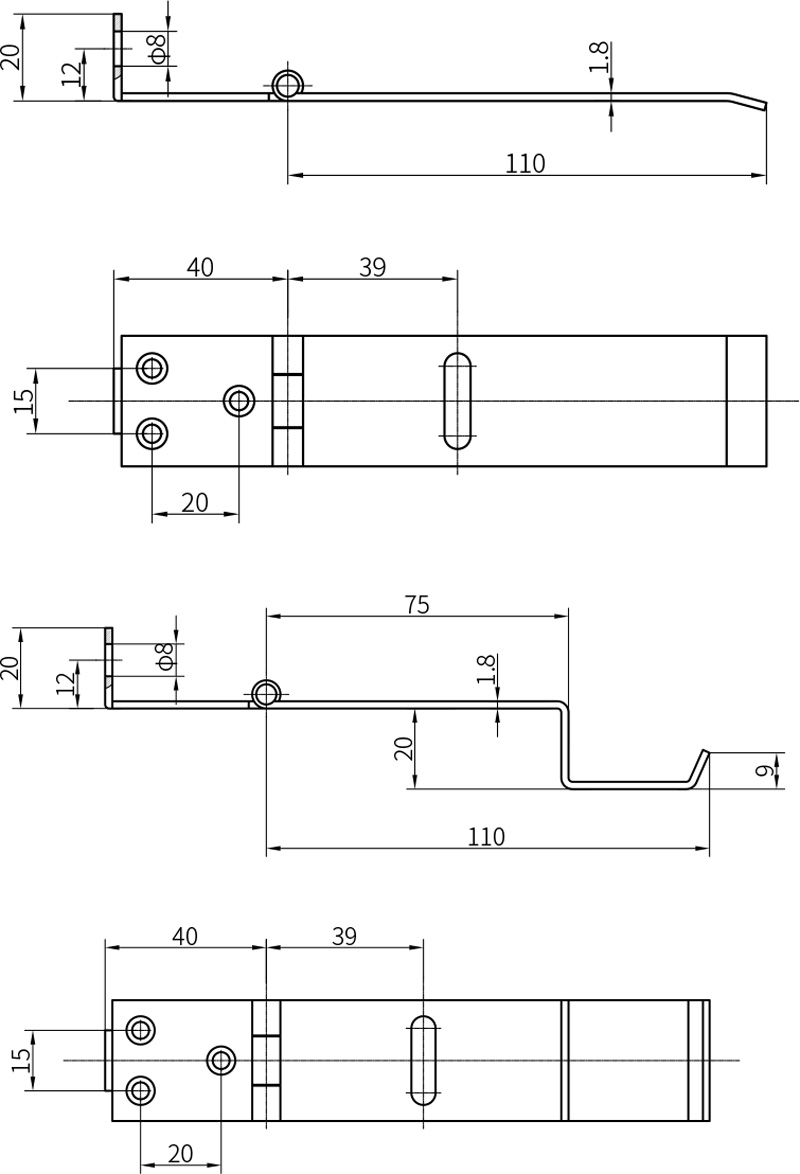 Draw Latches DK100
