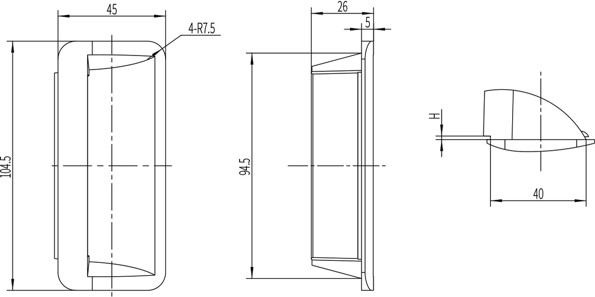 Flush Handle LS102