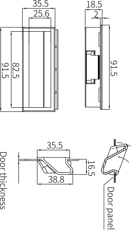 Flush Handle LS105