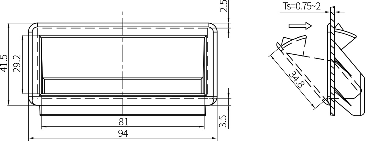 Flush Handle LS106