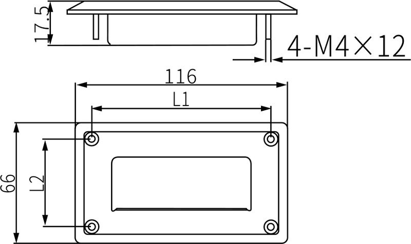 Flush Handle LS116