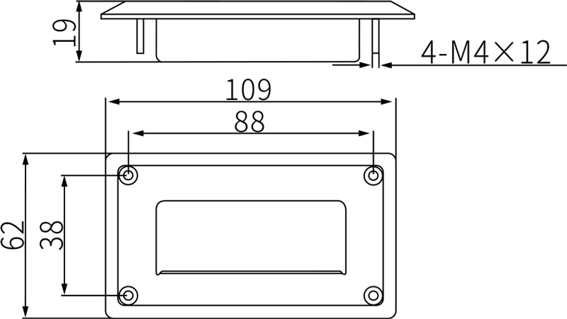 Flush Handle LS116