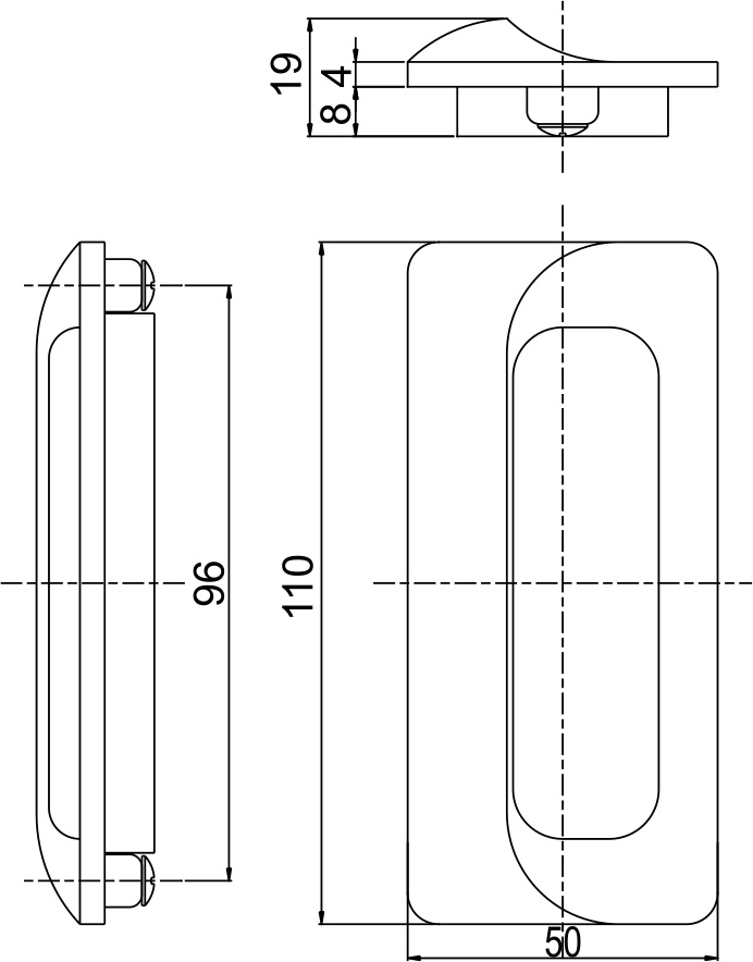 Flush Handle LS122