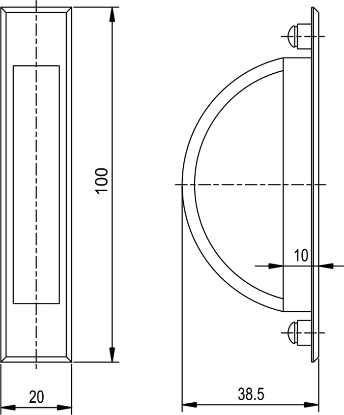 Flush Handle LS125