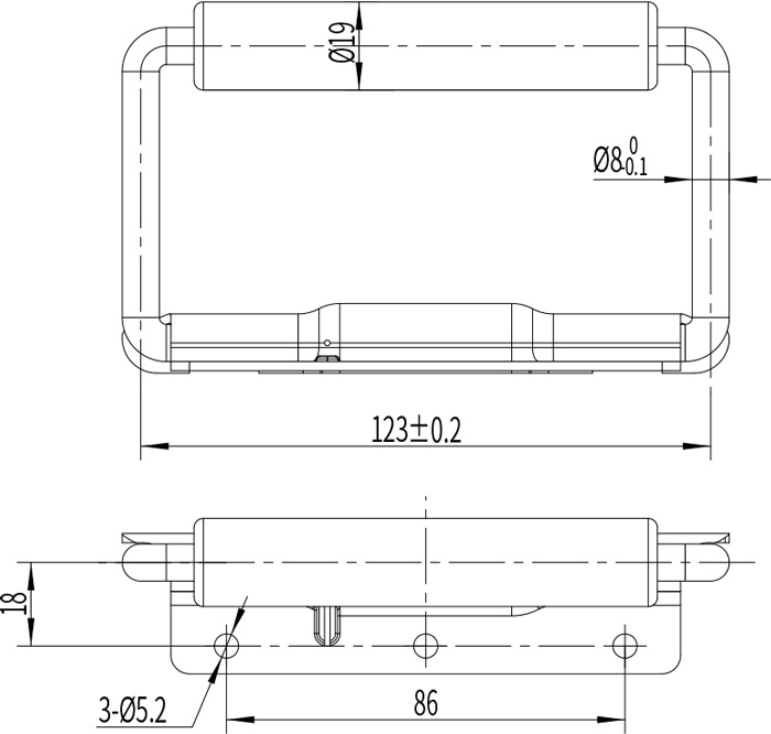 Flush Handle LS504-1