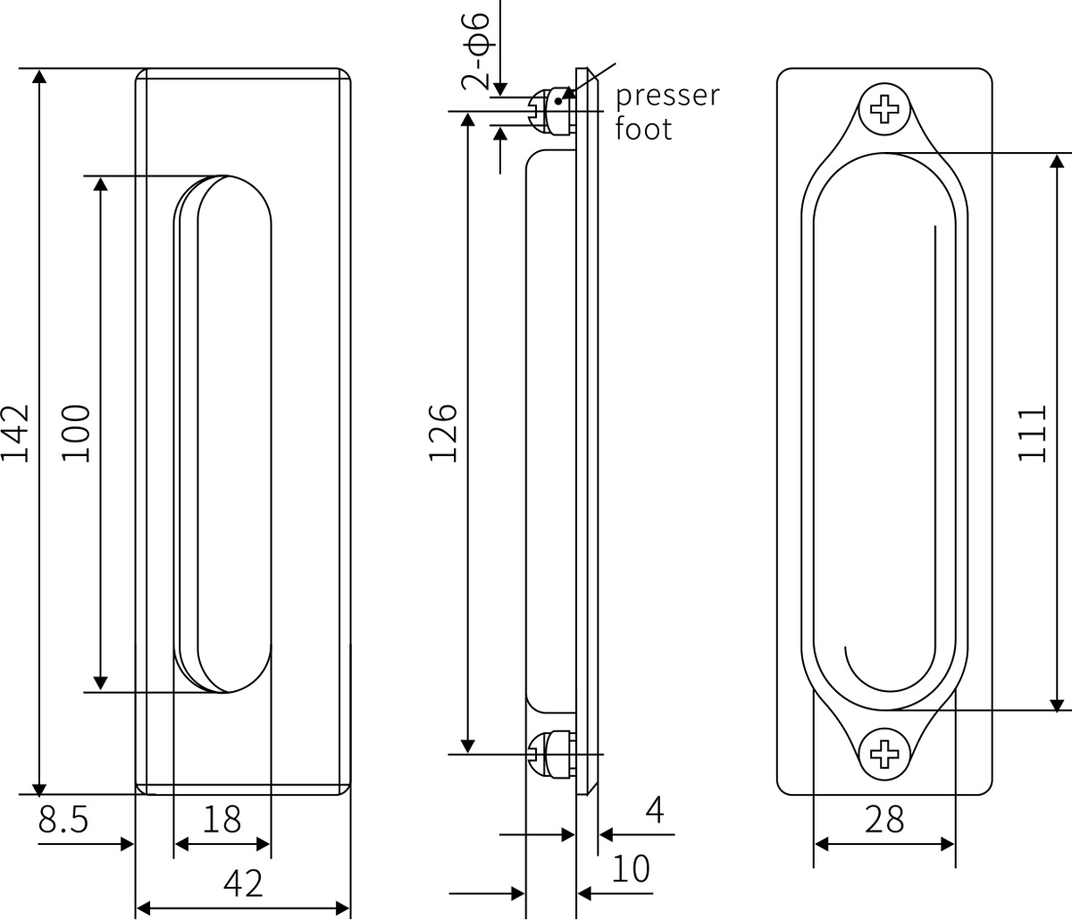 Flush Handle LS523