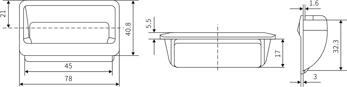Flush Handle Old (Small) LS102