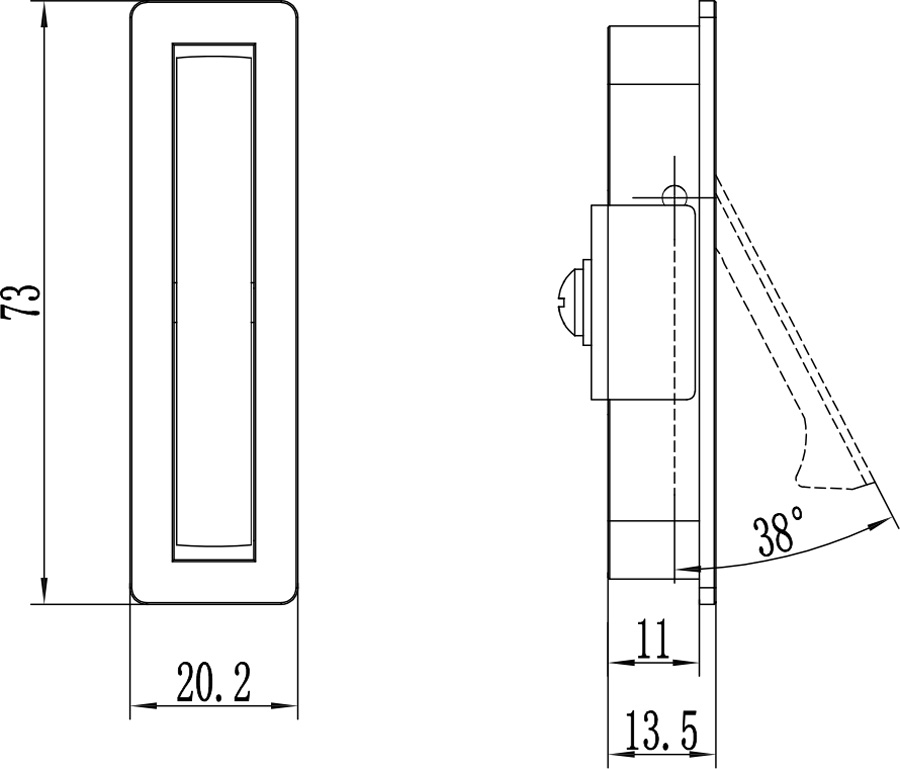 Flush Handle LS001