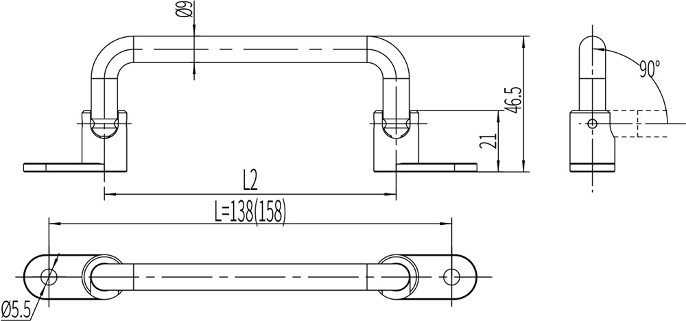 Folding Handle LS506L
