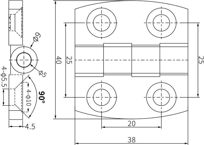 Free Swing Hinges CL067-3