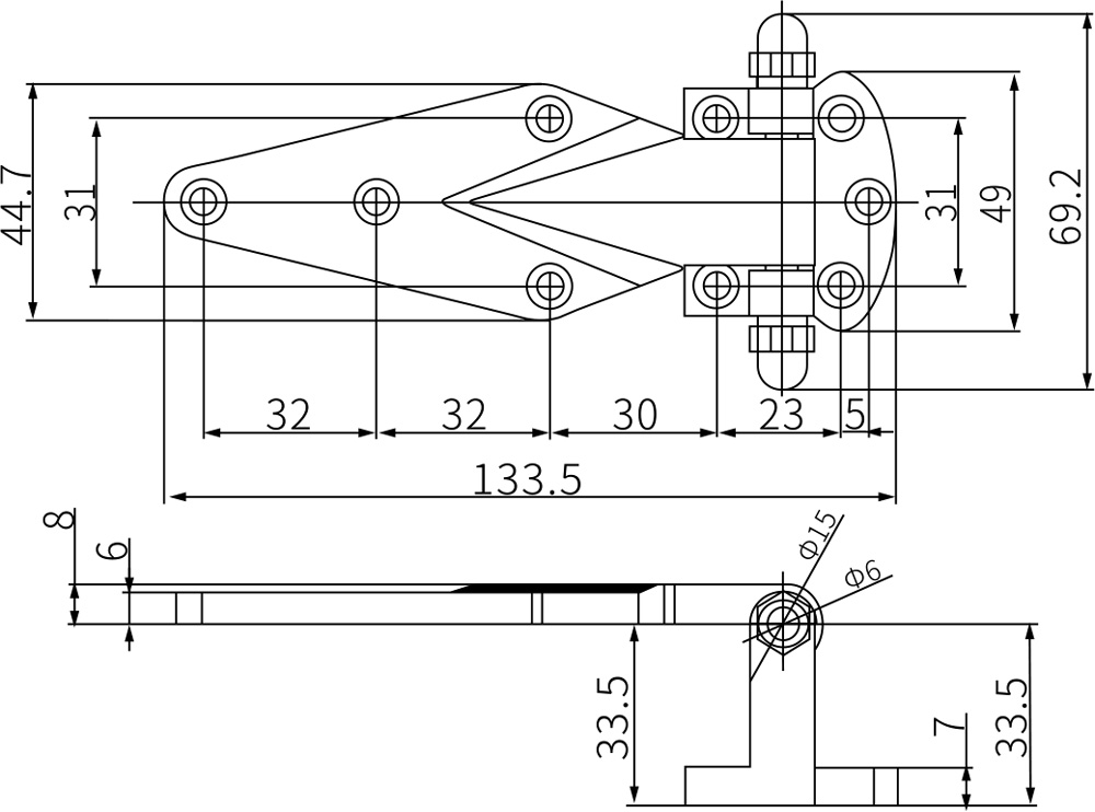 Free Swing Hinges CL071-1