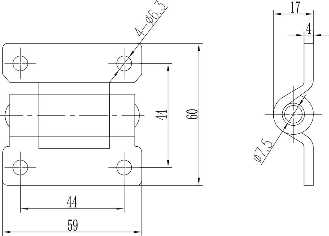 Free Swing Hinges CL103