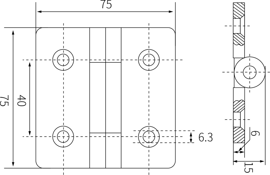 Free Swing Hinges CL148-1