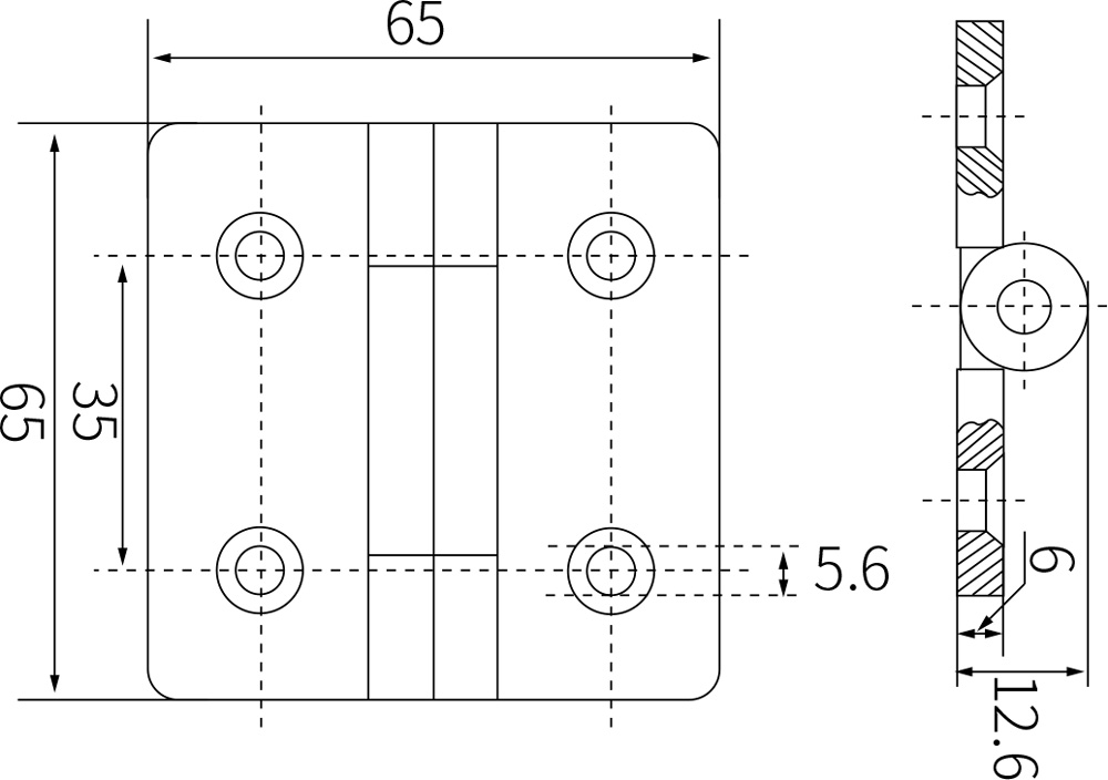 Free Swing Hinges CL148-2
