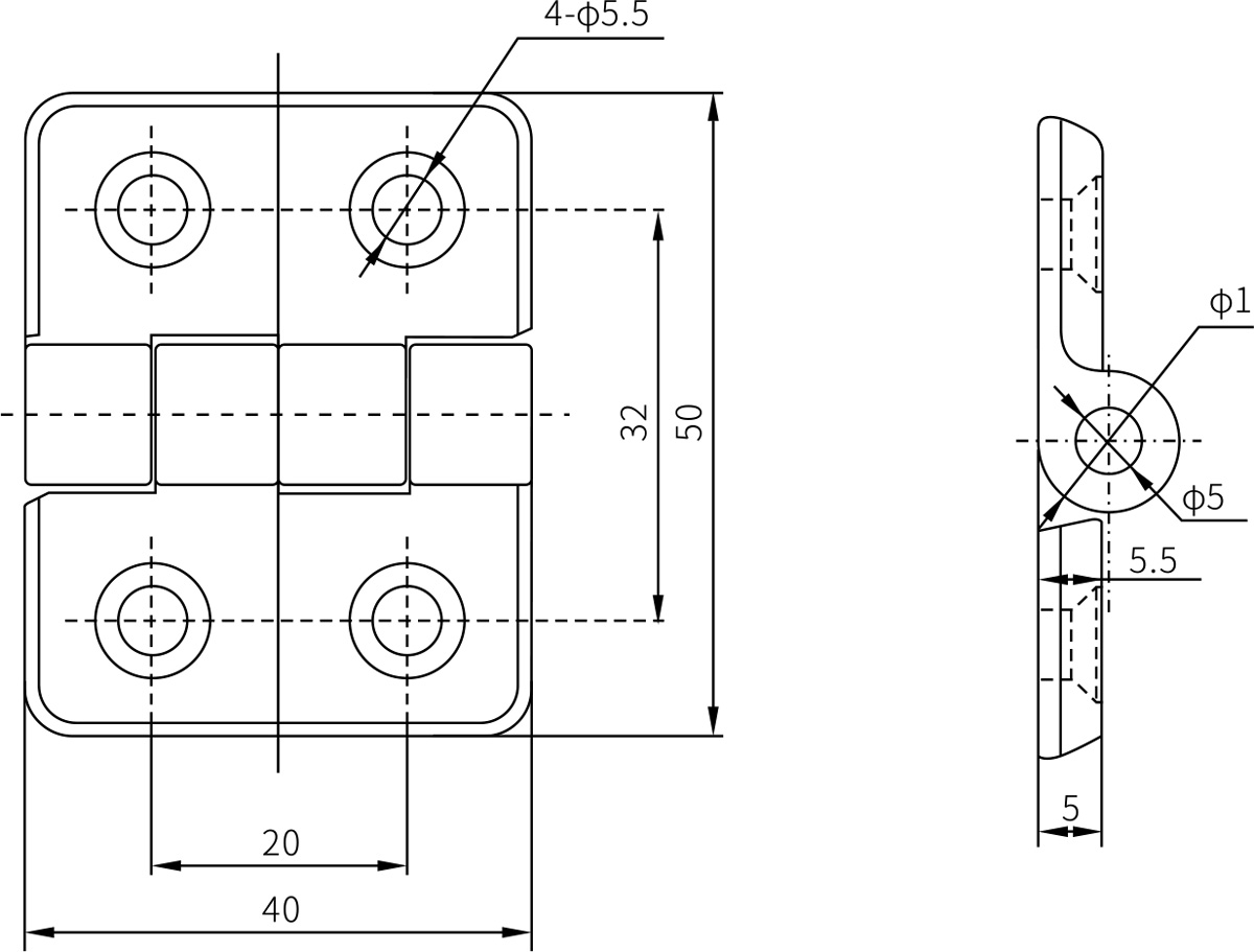 Free Swing Hinges CL4050