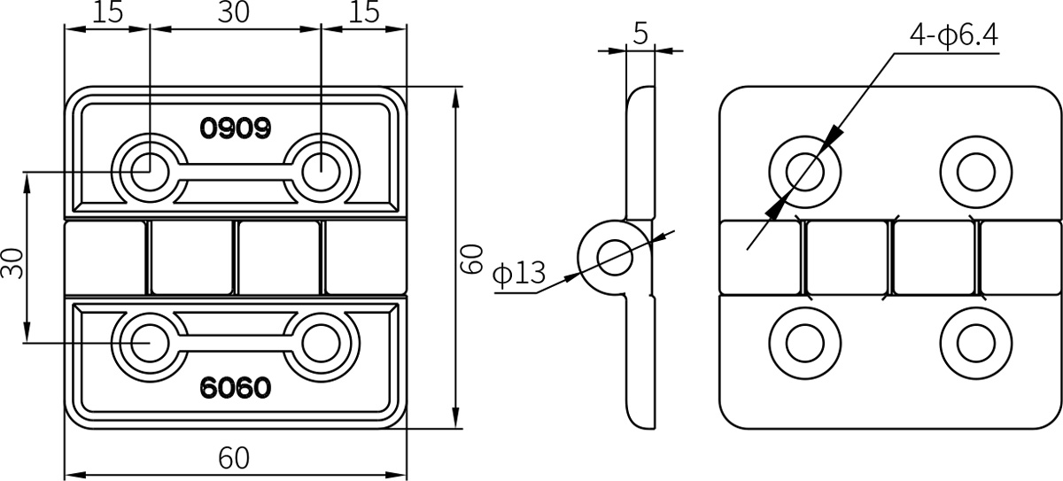 Free Swing Hinges CL6060