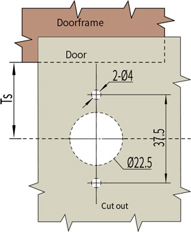 Handle Lock B-1302(A-19-1)