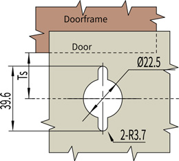 Handle Lock B-1303(MS306-3)