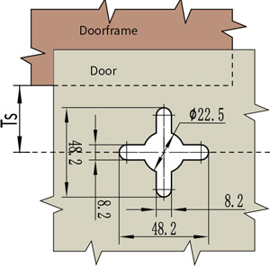 Handle Lock B-1305(MS306-1)