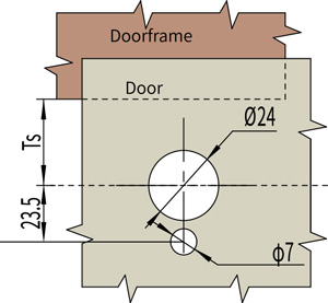 Handle Lock B-1307(MS323)