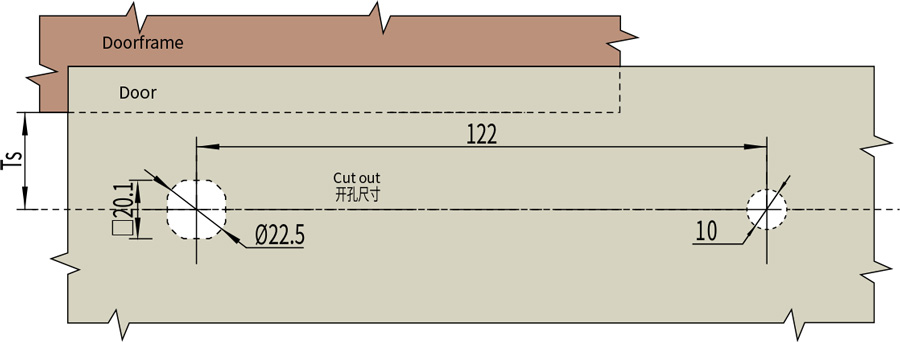 Handle Lock B-1312(MS868)