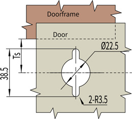 Handle Lock MS308-3