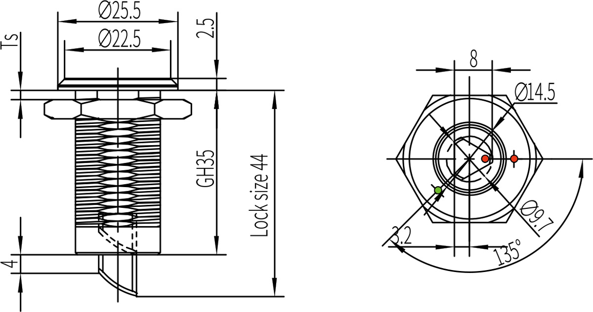 Push to Close Latch C1-1505