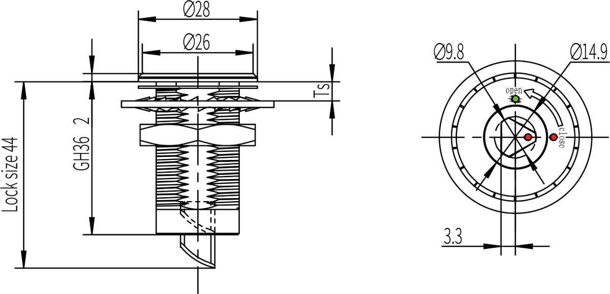 Push to Close Latch C1-1506