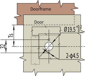 Quarter Turn Latch MS309-2