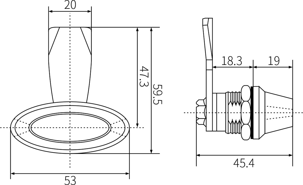 Quarter Turn Latch MS414
