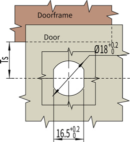 Quarter Turn Latch-New Eccentric Lock File Lock
