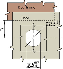 Quarter Turn Latch-New Foundation Lock (Plastic)