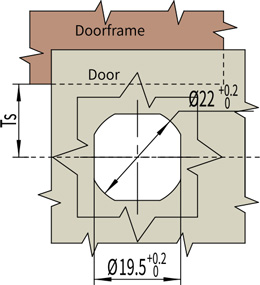 Quarter Turn Latch-Old-fashiOned Foundation Locks