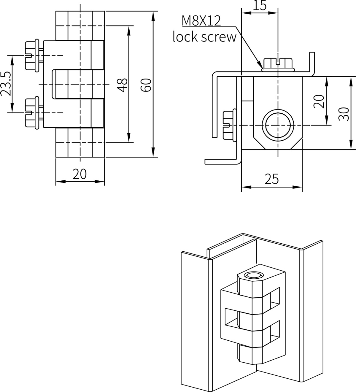 Removable Hinge CL126