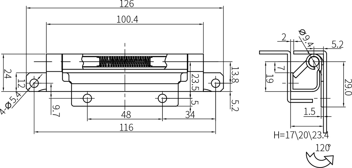 Removable Hinge CL268