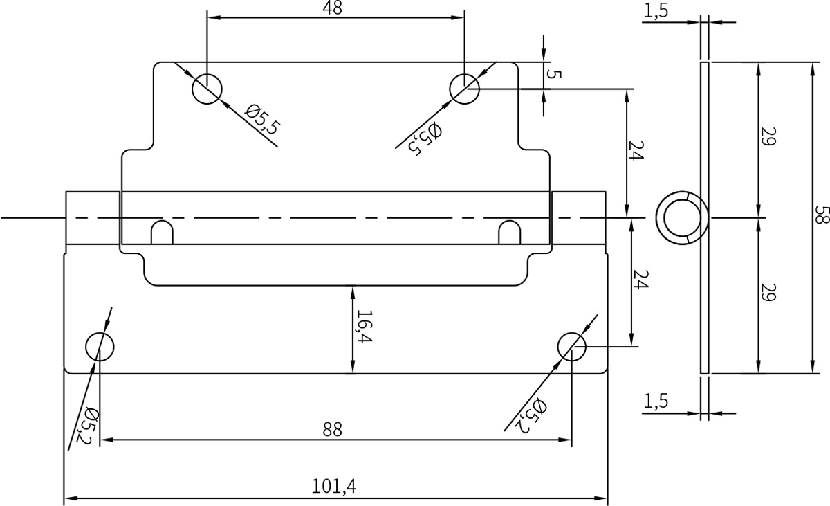 Removable Hinge CL268-4