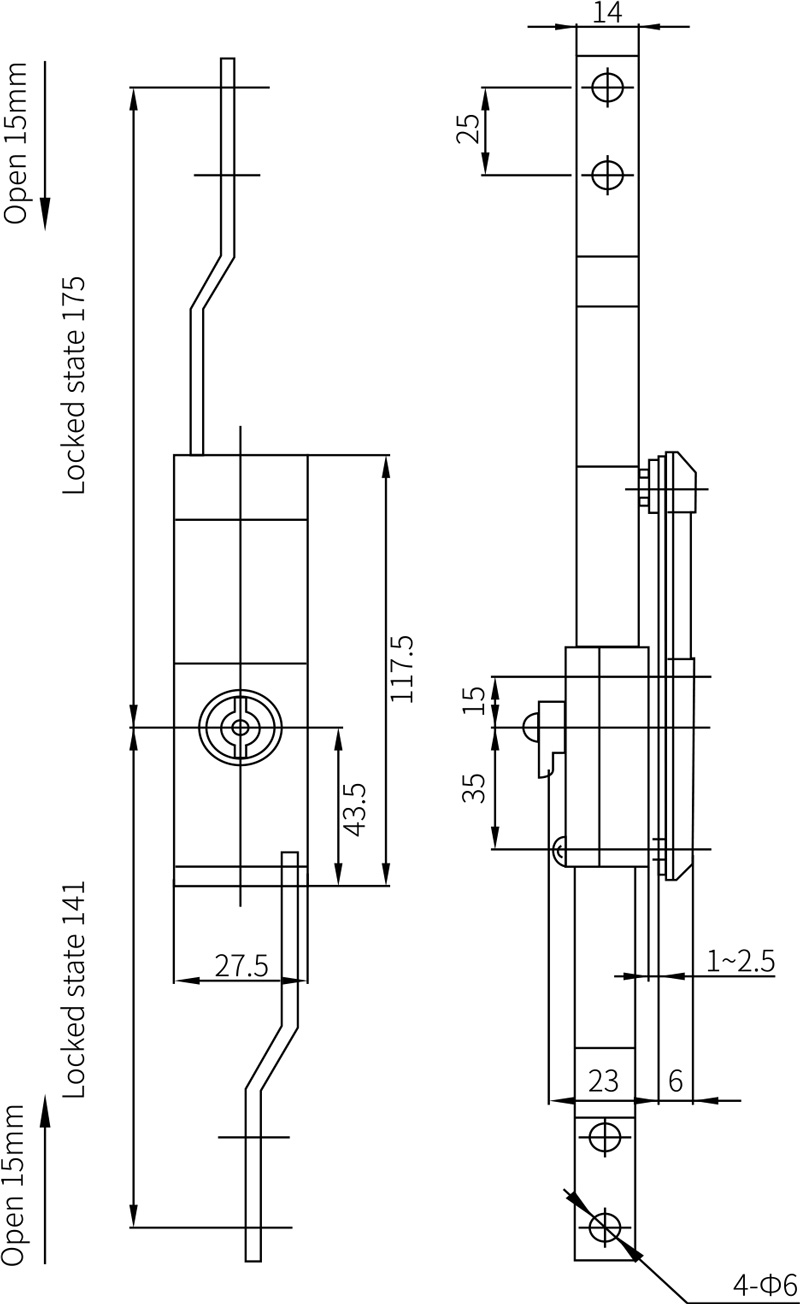 Rod Control Lock MS731-6