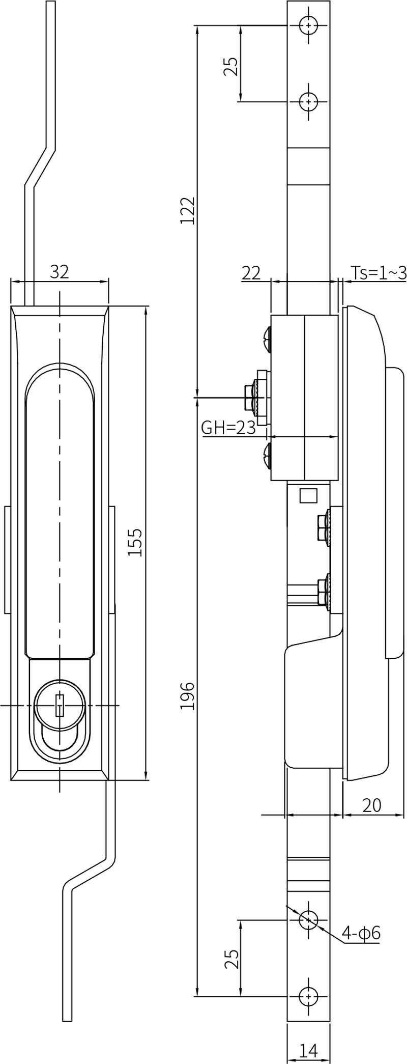 Rod Control Lock MS834