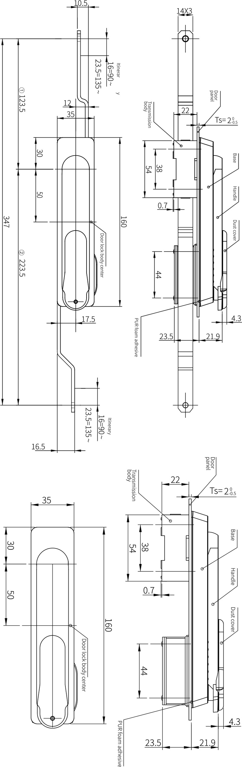 Rod Control Lock MS840 SUS