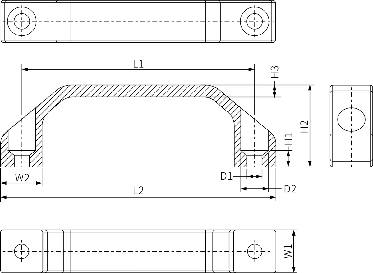 Suface Mounting Handle LS201